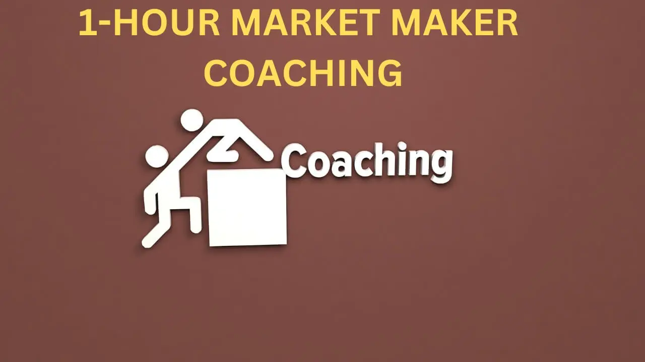 Market Maker 1 Hour Coaching Session(Only for Serious Traders)