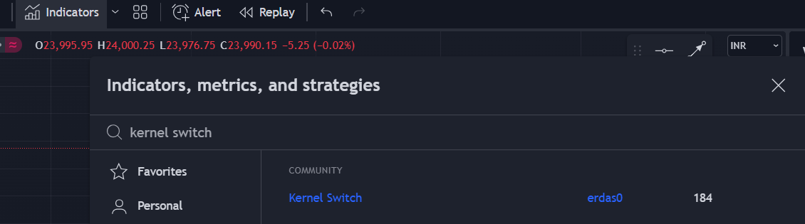 Kernel Switch Indicator